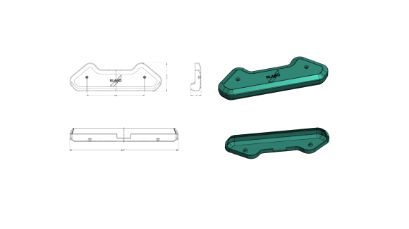 Spare part manufactured cost-effectively and quickly