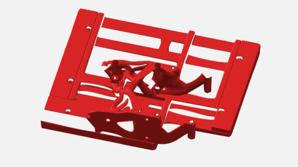 Topology optimisation with the help of additive manufacturing